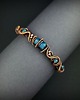 bransoletki wire wrapping Ozdobna bransoleta mankietowa z apatytem 2