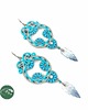 kolczyki soutache Mroźna Wiosna Kolczyki sutasz 3
