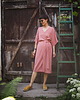 sukienki midi damskie Sukienka LIVIV /peach 2
