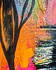 obrazy Duży obraz z reliefem  100x150cm 24h 3