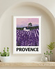 grafiki i ilustracje PROVENCE - plakat Francuska prowansja 2