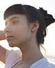 kolczyki srebrne Kolczyki srebrne LANE LITTLE HEART / recycled silver earrings 1