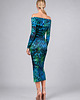sukienki maxi damskie Julia Tropical - dopasowana sukienka 1