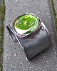 bransoletki wire wrapping Na zielono - bransoletka regulowana 2