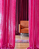zasłony Zasłona z Miękkiego Lnu Stonewashed - fuchsia 1