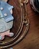 figurki i rzeźby Ceramiczny anioł w stylizowanej oprawie 2