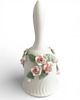 figurki i rzeźby Porcelanowy dzwonek z różami 1