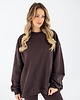 bluza bez kaptura damska Bluza Biggie Dark Chocolate 4