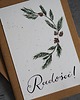 kartki świąteczne Kartka świąteczna handmade Radości! Modrzew 1