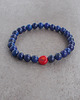 bransoletki z kamieni naturalnych Lapis lazuli i czerwony Koral Bransoletka 4