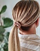 gumki do włosów Gumka jedwabna, scrunchie, frotka pearl blonde MINI 3
