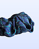 gumki do włosów Scrunchie MIDI granatowa 1