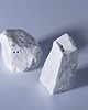 pojemniki kuchenne Rock & Salt zestaw na sól i pieprz / biała porcelana 3