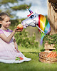 zabawki - inne Hobby horse, tęczowy jednorożec - koń na patyku 7