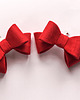 klipsy do butów Klipsy do butów Coquet-Kokardki 3D M/Red Suede 2