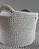 kosze do przechowywania Kosz ze sznurka bawełnianego handmade 9