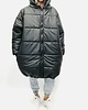 kurtki damskie oversize czarna pikowana zimowa kurtka 5