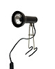 kinkiety Lampa z klipsem VEB Narva 3140 lata 70. space age retro vintage NRD 8
