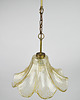 lampy wiszące Szklana lampa wisząca, lata 70 1