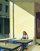 magnesy Promienie w kawiarni -  E. Hopper - magnes 1