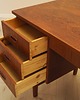 biurka Biurko tekowe, duński design, lata 70, produkcja: Dania 8