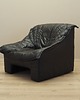 fotele Fotel skórzany, włoski design, lata 60, produkcja: Włochy 1