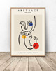 plakaty Plakat na ścianę "Dwie twarze" w stylu Picasso 40x50 (400mm x 500mm) 2