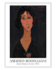 plakaty Plakat reprodukcja Amadeo Modigliani 'Jeune femme a la rose' 1