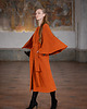 płaszcze damskie Płaszcz wełniany w kolorze orange 3