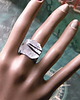 pierścionki - różne Roman Ancient Ring ;) surowy kryształ górski 2