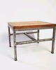stoliki kawowe Stolik kawowy z drewna sosnowego i profili stalowych handmade 1
