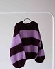 swetry damskie Sweter Duo z alpaki suri z merynosem, handmade 6