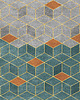 tapety i naklejki ścienne Tapeta - Orange module 1