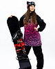 bluza z kapturem damska Damska Bluza Snowboard DR.CROW Multicolor Leopard 2