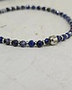 biżuteria męska Lapis Lazuli, Hematyt i Stal minimalistyczna bransoletka 3