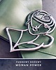 broszki Brosza  Woman Power NEW 4