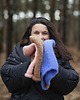 czapki damskie Cienka czapka na jesień ALPACZINA fiołek 1