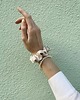 gumki do włosów Scrunchie Pearl 1