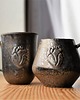 kubki Kubek Serce Ceramiczne Ciemne Złoto 400ml 6