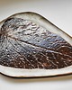patery i talerze Ceramiczna patera -  talerz z lisciem 1