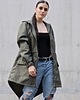 kurtki damskie Kurtka ocieplana/ płaszcz typu parka khaki 6