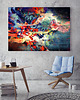 obrazy Obraz na płótnie - wielkolorowa abstrakcja 1