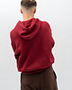 bluzy męskie Bluza z kapturem ciepła męska  ,,HALIL" bordo 3