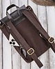plecaki MAŁY PLECAK DAMSKI BRĄZOWY RETRO MODNY PAOLO PERUZZI SI-04-BR 5