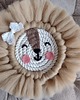 pokój dziecka - różne Safari Lew Lion makrama dekoracja do pokoju dziecka 2