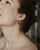 kolczyki srebrne Kolczyki srebrne WAVES Semicircle / black silver earrings 6