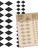 tapety i naklejki ścienne Szablon malarski scrapbooking // DIAMENTY 1