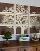 inne DEKORACYJNA, AŻUROWA MOZAIKA, TREE OF LIFE, 9 CZĘŚCI, BEJCA 4