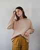 bluza bez kaptura damska Bluza LETI beżowa 3
