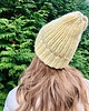 czapki damskie Wełniana czapka handmade lemoniada (bez złotej nitki) 2